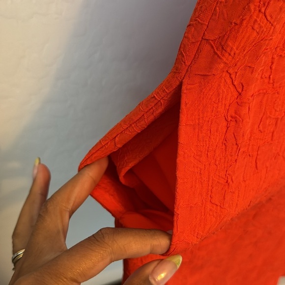 KENZO Paris Orange Jacquard Shift Dress Size 34 = US 2 - Picture 4 of 8